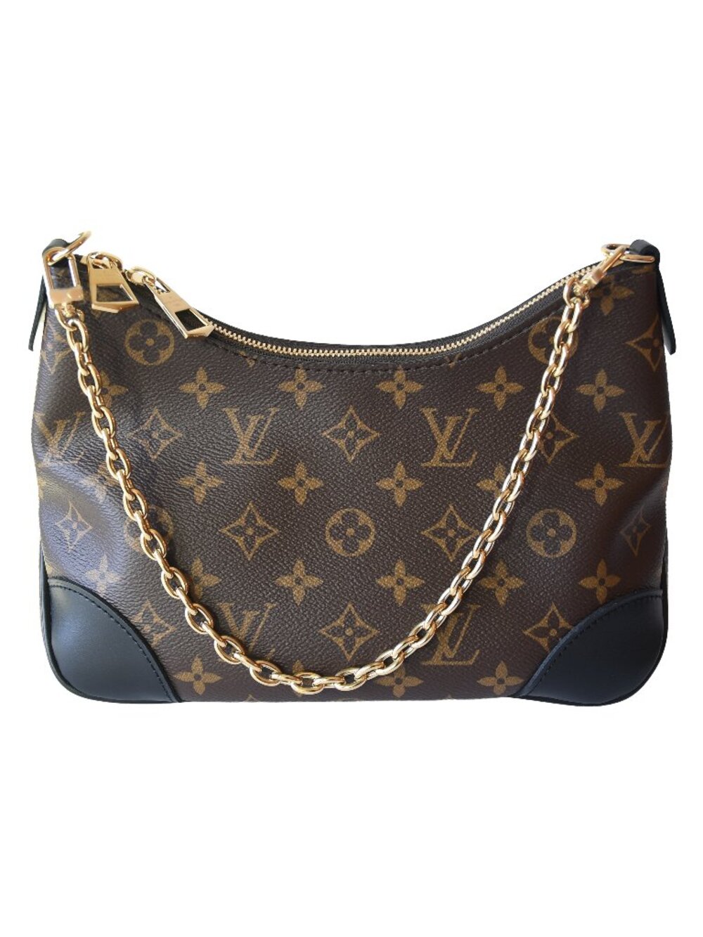 Louis Vuitton Boulogne PM Handbag Black